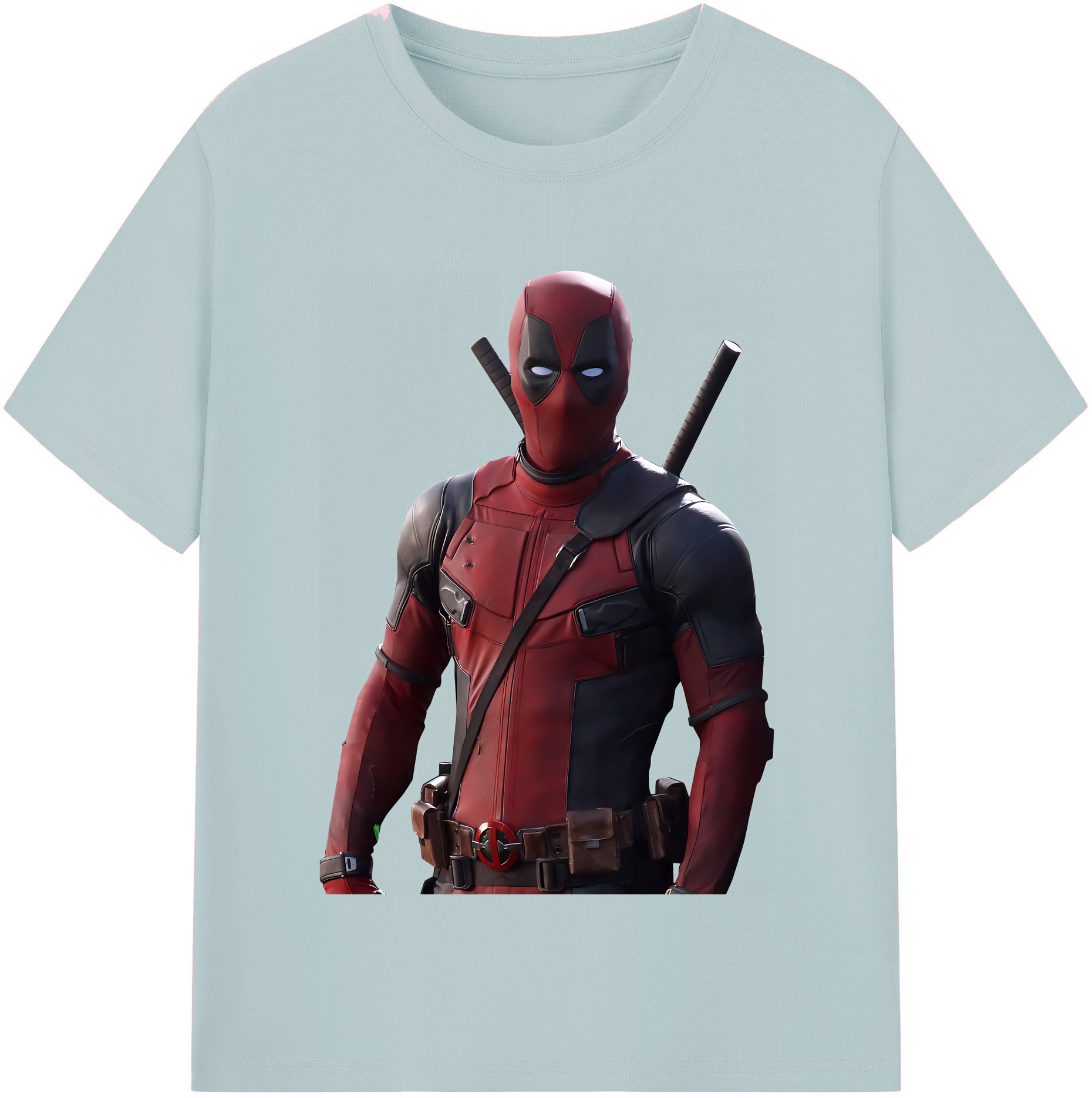 （画像用） Deadpool デッドプール 綿100％半袖Tシャツ（フロントプリント）